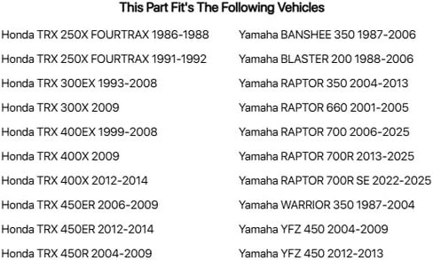طوق استبدال المحور TUSK رفيع لـ Yamaha YFZ 450 2004-2009,2012-2013 in Saudi Arabia