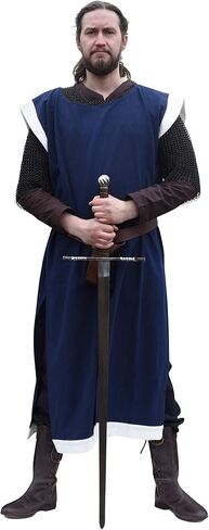 Battle-Merchant Medieval Surcoat Eckhart – 12th Century Cotton Knight Tabard for LARP, Reenactment & Cosplay in Saudi Arabia
