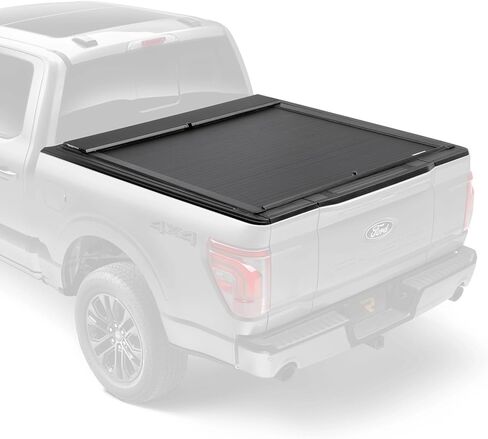 غطاء تونيو لسرير الشاحنة القابل للسحب من سلسلة RealTruck Roll-N-Lock M | LG109M | يناسب 2008 - 2016 Ford F-250/350 Super Duty مقاس 6 أقدام و10 بوصات (81.8 بوصة) in Saudi Arabia