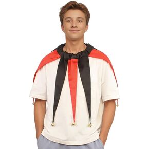 طوق مهرج مهرج للبالغين، إكسسوارات طوق رقبة مهرج قابلة للتعديل لحفلات الهالوين in Kuwait