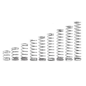 Cgshop-Compressed Spring Stainless Steel Micro Small Compression Spring 1.5mm Wire Diameter*15mm Out Diameter*5 10 15 20 25 30 35 40 45 50mm Length,10pcs, Good elasticity and more durable(1.5x15x45mm) in Saudi Arabia