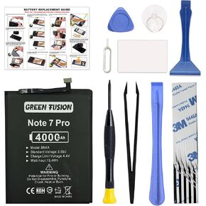 for Redmi Note 8 Pro Replacement Battery, BM4J Battery for Redmi Note 8 Pro 4500mAh, with Installation Instruction & Repair Toolkit in Kuwait