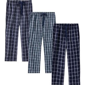 JupiterSecret Mens Pajama Pants Set Cotton Plaid Sleep & Lounge Pants, PJ Bottoms with Pockets and Button Fly, X-Large in Saudi Arabia