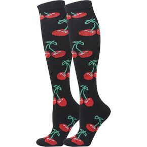 Compression Socks for Women - Knee High Graduated Compression Support Circulation Sockings for Flying Nurses Travel in Saudi Arabia