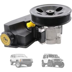 تناسب جيب شيروكي 1996-2001، رانجلر 1997-2003، TJ 1997-2003 4.0L، مضخة توجيه كهربائية مع بكرة، مضخة توجيه هيدروليكية، تحل محل 52087871 86-00274 in Kuwait