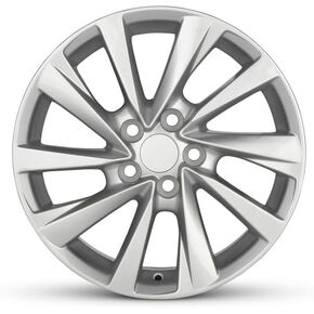 عجلة ألومنيوم بديلة جديدة مقاس 17 × 7.5 بوصة OEM لتويوتا كامري 2021-2023 5-114.3 مللي متر فضي 17 بوصة حافة 4261106J20 in Kuwait