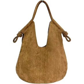 حقائب هوبو كبيرة من جلد الغزال للنساء حقائب كتف أنيقة وحقائب كتف وحقائب سفر للعمل in Kuwait