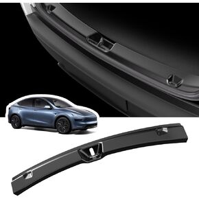 Rear Bumper Trunk Sill Guard Bumper Protection with Easy Glide Sliding Grooves for 2025/2026 Tesla Model Y Juniper Accessories, with Tesla Model Y Juniper 2025 2026 Refresh in Kuwait