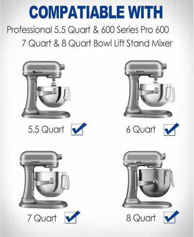 حصيرة منزلق خلاط MIMORE لخلاط حامل KitchenAid 4.5-5 QT رأس إمالة، حصيرة خلاط متوافقة مع ملحقات خلاط KitchenAid الكلاسيكية 4.5 QT 5 QT Artisan Kitchen Aid Mixer Slider Mat in Kuwait