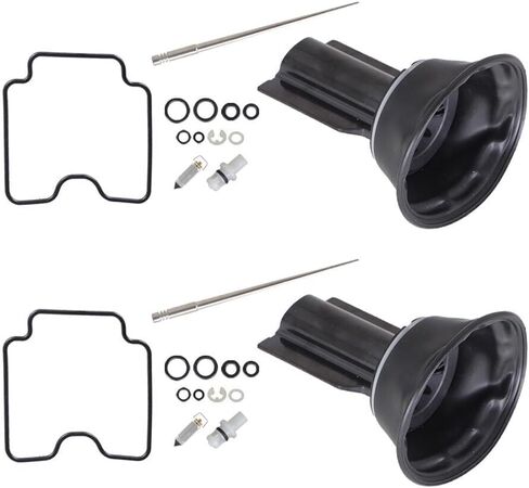 Genuine 2×Carburetor Diaphragm Kit For Yamaha XVS1100 V-Star XVS 1100 1999-2006 2007 Original OEM Replacement Component in Saudi Arabia