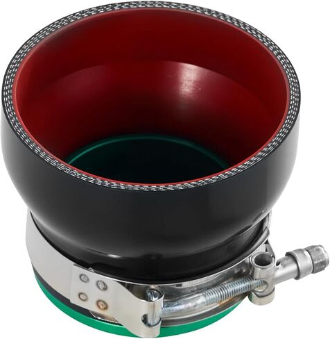 VEVOR Turbo Boost Leak Tester 4", 3" 6061 Aluminum End Cap, 0-30 PSI Adapter Gauge Range, Check Test Intake Charge Pipe Pressure Leaks with 4 Pairs of Air Fittings for Turbo Cars, SUVs, Diesel Trucks in Saudi Arabia