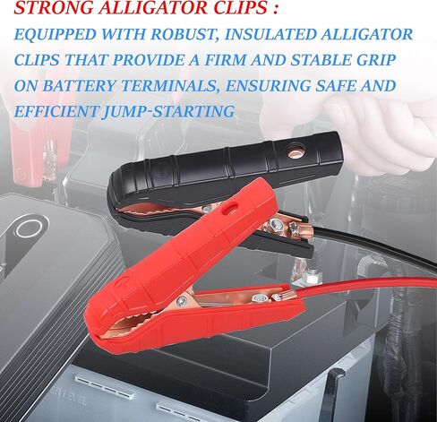 Jumper Cables for Car with Adapter for DEWALT 20V Batteries,2FT 8AWG Portable Battery Dewalt Jumper Starter Automotive Booster Cables Power for Car Jump Starting Using Tool in Saudi Arabia