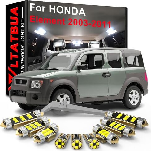 LED Interior Light Kit Package Replacement for HONDA Element 2003 2004 2005 2006 2007 2008 2009 2010 2011 in Saudi Arabia