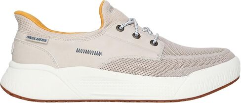 Skechers - Mens Relaxed Fit: Cyrus - Eagan Slip On Shoes, Color Sand, Size: 9 M US in Saudi Arabia