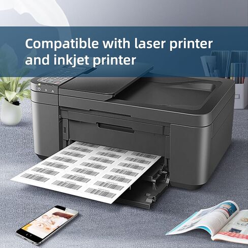 500 Sheets 15000 Pcs 30 Up Labels 1" x2-5/8 Shipping Address Labels for Laser & Inkjet Printers, Mailing Labels 30 per Sheet Return Address Stickers, 30 per Page on US Letter in Kuwait