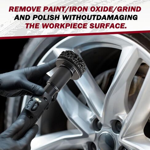 مجموعة أدوات تنظيف محور العجلة، منظف مسامير العجلة، مجموعة أدوات إعادة سطح محور العجلة، 5 رؤوس تنظيف، تنظيف محور العجلة لسيارات الركاب والشاحنات in Kuwait