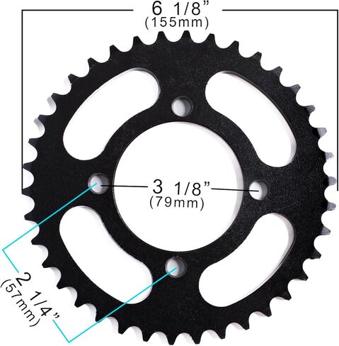 Hi-Gear #420 1/2 "الملعب 38T سلسلة ضرس عجلة قيادة مجانية مع محول محور عمود المحور (العمود 5/8") in Saudi Arabia