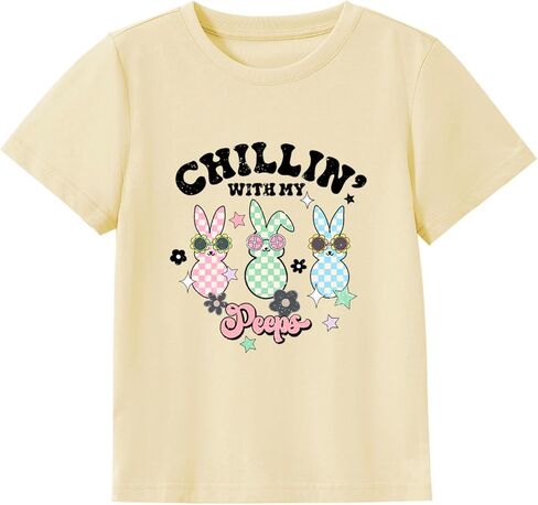 أطفال عيد الفصح قميص الأولاد عيد الفصح الزي طفل الأطفال البيض هانت الزي ملابس الربيع قميص 2-7T in Kuwait