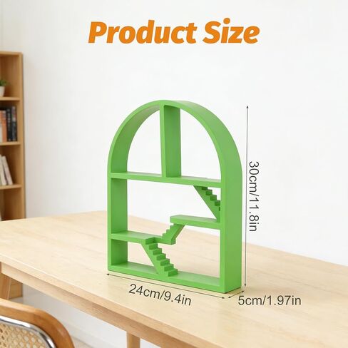 رف عرض أخضر متوافق مع شخصيات Smiski Mini، حامل منظم لصندوق Smiski Blind Box المتوهج في الظلام، رف تخزين مزخرف لـ Smiski Hippers، 11.8 × 9.4 بوصة in Kuwait