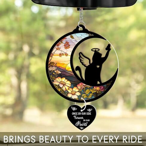 DIY Dog Angel Suncatcher مع بطاقة التعاطف - هدايا تعاطف الحيوانات الأليفة لفقدان الكلاب - هدايا تذكارية مخصصة للحيوانات الأليفة للكلاب - هدية فقدان الكلب على شكل جسر قوس قزح - تذكار الحيوانات الأليفة in Kuwait