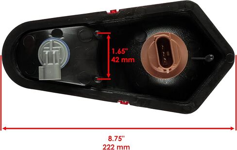 Caltric Left Right Taillight Assembly Compatible with Polaris Sportsman 500 2005 2006 2007 2008 in Saudi Arabia