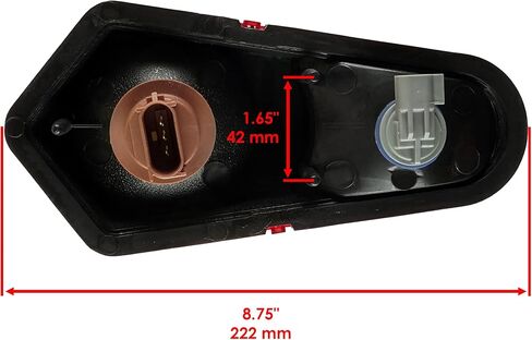 Caltric Left Right Taillight Assembly Compatible with Polaris Sportsman 500 2005 2006 2007 2008 in Saudi Arabia