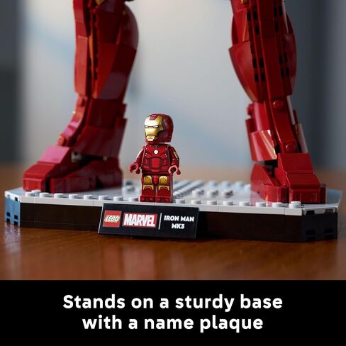 LEGO Marvel Iron Man Mark 3 Collectors’ Edition Building Set - Poseable Super Hero Construction Kit W/Mark 3 Minifigure for Adults, Ages 18+ - Collectible Gift Idea for Birthdays - 76344 in Saudi Arabia
