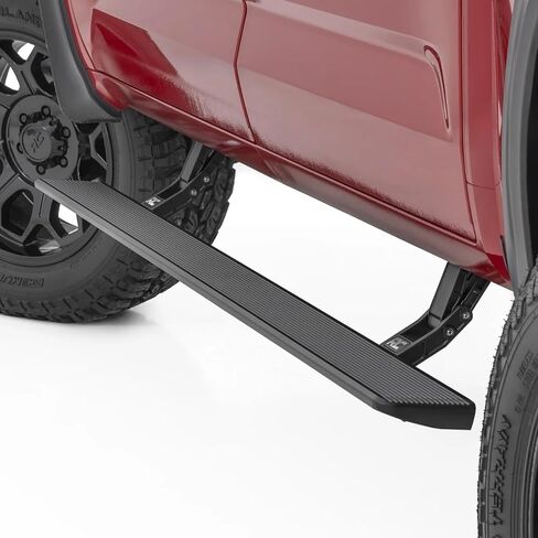 لوحات تشغيل الطاقة من سلسلة Rough Country HT لسيارة Toyota Tundra CrewMax (2022-2026) - خطوات كهربائية قابلة للسحب مقاس 6 بوصات مع مصباح LED in Saudi Arabia