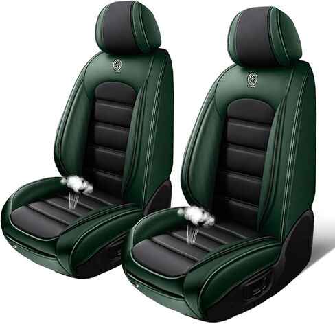 أغطية مقاعد جلد نابا لسيارة Subaru Outback 2006-2024، أغطية مقاعد السيارة مجموعة كاملة، واقيات مقاعد مقاومة للماء، أغطية مقاعد السيارات، مقاعد داخلية قابلة للتنفس غير قابلة للانزلاق للسيارات (أسود وقهوة) in Kuwait