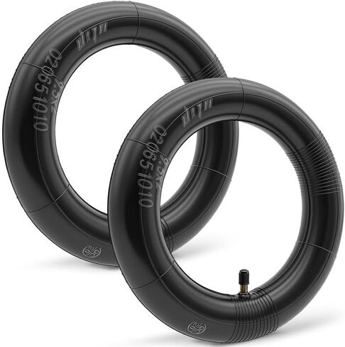 2PCS 9.5x2 Heavy Duty Inner Tube, 9.5 Inch Scooter Tube, Fit for Niu KQi3 Sport/Pro/Max Electric Scooter Rear Front Wheel, with Sliver Straight Valve, Thickened in Saudi Arabia