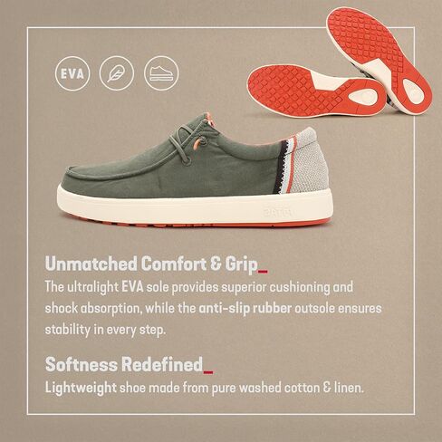 PITAS Cana Slip On Shoes for Men | Casual Boat Shoes | Comfortable & Lightweight Men’s Loafers in Saudi Arabia