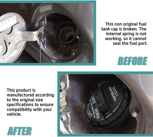 10838 Gas Cap, Car Fuel Tank Cap for Nissan Frontier Sentra Versa Titan Altima Pathfinder 370Z Maxima Xterra 350Z Cube Rogue GT-R 2000 2001 2002 2003 2004 2005 2006 2007 2008 2009 2010 2011 in Saudi Arabia