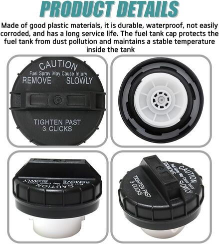10838 Gas Cap, Car Fuel Tank Cap for Nissan Frontier Sentra Versa Titan Altima Pathfinder 370Z Maxima Xterra 350Z Cube Rogue GT-R 2000 2001 2002 2003 2004 2005 2006 2007 2008 2009 2010 2011 in Saudi Arabia