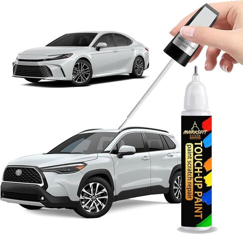 طلاء مغناطيسي رمادي معدني (1G3) طلاء لسيارة Toyota بالضبط - رقائق ونيكس 2 في 1 قلم طلاء السيارة خدش رابير لأفالون / RAV4 / كامري / كورولا / هايلاندر / بريوس / سيكويا / سيينا / تاكوما in Kuwait