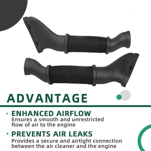 Air Cleaner Intake Hose Left and Right Compatible with Mercedes Benz GL450 GL550 ML550 GLS550 GLE63 GL63 GLS63 ML63 AMG 2012-2019 Replace 2780902482 2780902582 in Saudi Arabia
