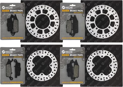 NICHE Brake Rotor Pad Semi Metallic Kit For Yamaha Grizzly 700 550 in Saudi Arabia