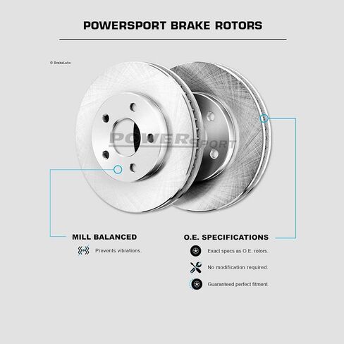 طقم الفرامل الخلفية والدوارات PowerSport |وسادات الفرامل الخلفية| دوارات ومنصات الفرامل| وسادات الفرامل والدوارات المصنوعة من السيراميك - BLBR.34163.02 in Saudi Arabia