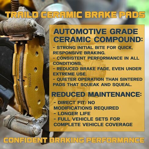 Traild Polaris Sportsman ACE 325/570/900 2014-2016 Ceramic Brake Pad Set Full Vehicle Set in Saudi Arabia