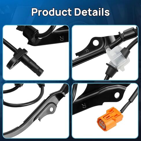 ABS Wheel Speed Sensor Front Left Right Fits for Honda Accord 2.4L 3.0L 2003 2004 2005 2006 2007, Acura TSX 2004-2008, Driver Passenger Side ABS Sensors, 2pcs, 57450-SDC-013 57455-SDC-013 in Saudi Arabia