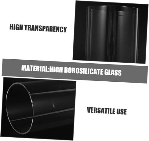 4Pcs Transparent Glass Candle Covers Windproof Chimney Shades for Table Clear Candle Holders for Home Restaurant Cafe Enhance Romantic Atmosphere with High Clarity in Saudi Arabia
