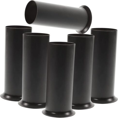 Mipcase 6Pcs Chandelier Candle Bulb Socket Metal Light Fixture Sleeves for Easy Installation Lamp Base Accessories Compatible with Various Lamps in Saudi Arabia