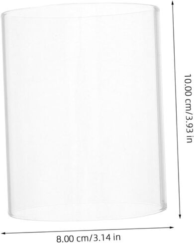 Glass Candle Holder Sleeve Taper Candle Holder Decorative Glass Chimney Home Decor Wedding Banquet in Saudi Arabia