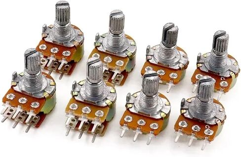 100pcs/lot WH148 Single Potentiometer Dual Potentiometer B1K 2K5K10K20K 50K 100K 500K(Single 10K) in Kuwait