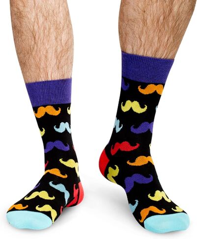 JNRB Men's Designer Cotton Colorful Green Novelty Funny Crazy Fancy Stylish Crew Dress Socks St. Patrick's Day Shamrock, L-XL in Saudi Arabia