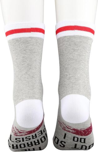 PWHAOO 1 Pair Opossum Socks The Horrors Persist But So Do I Socks Mental Health Gift Opossum Lover Gift in Saudi Arabia