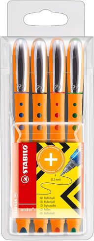 STABILO Worker+ محفظة رفيعة مكونة من 4 قطع - كرة دوارة in Kuwait