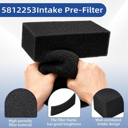2 Pack Intake Air Pre Filter - Fits Polaris Ranger 400 500 700 800 900 XP EFI Crew - Direct Replacement Part 5812253 in Saudi Arabia