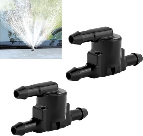2PCS Car Windshield Washer Check Valve OEM 8532128020,Durable Check Valve Kit for Windshield Washer Nozzles Compatible with Lexus Toyota Scion,Windshields Sprayer Nozzle Spray Kit in Kuwait