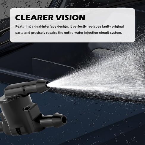 2PCS Car Windshield Washer Check Valve OEM 8532128020,Durable Check Valve Kit for Windshield Washer Nozzles Compatible with Lexus Toyota Scion,Windshields Sprayer Nozzle Spray Kit in Kuwait