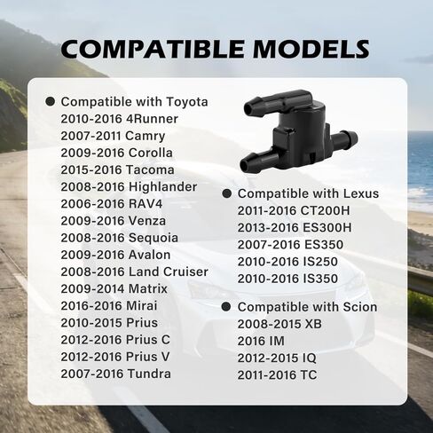 2PCS Car Windshield Washer Check Valve OEM 8532128020,Durable Check Valve Kit for Windshield Washer Nozzles Compatible with Lexus Toyota Scion,Windshields Sprayer Nozzle Spray Kit in Kuwait